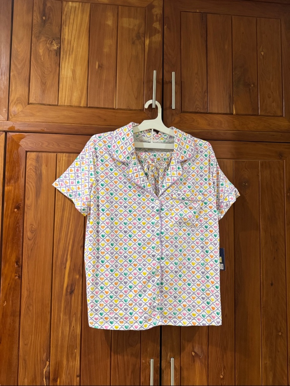 New with tags SET Roller Rabbit x Target Geo Heart Short Pajama size Large - Picture 3 of 6